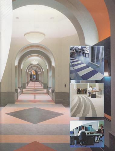 亞麻地板與辦公環境